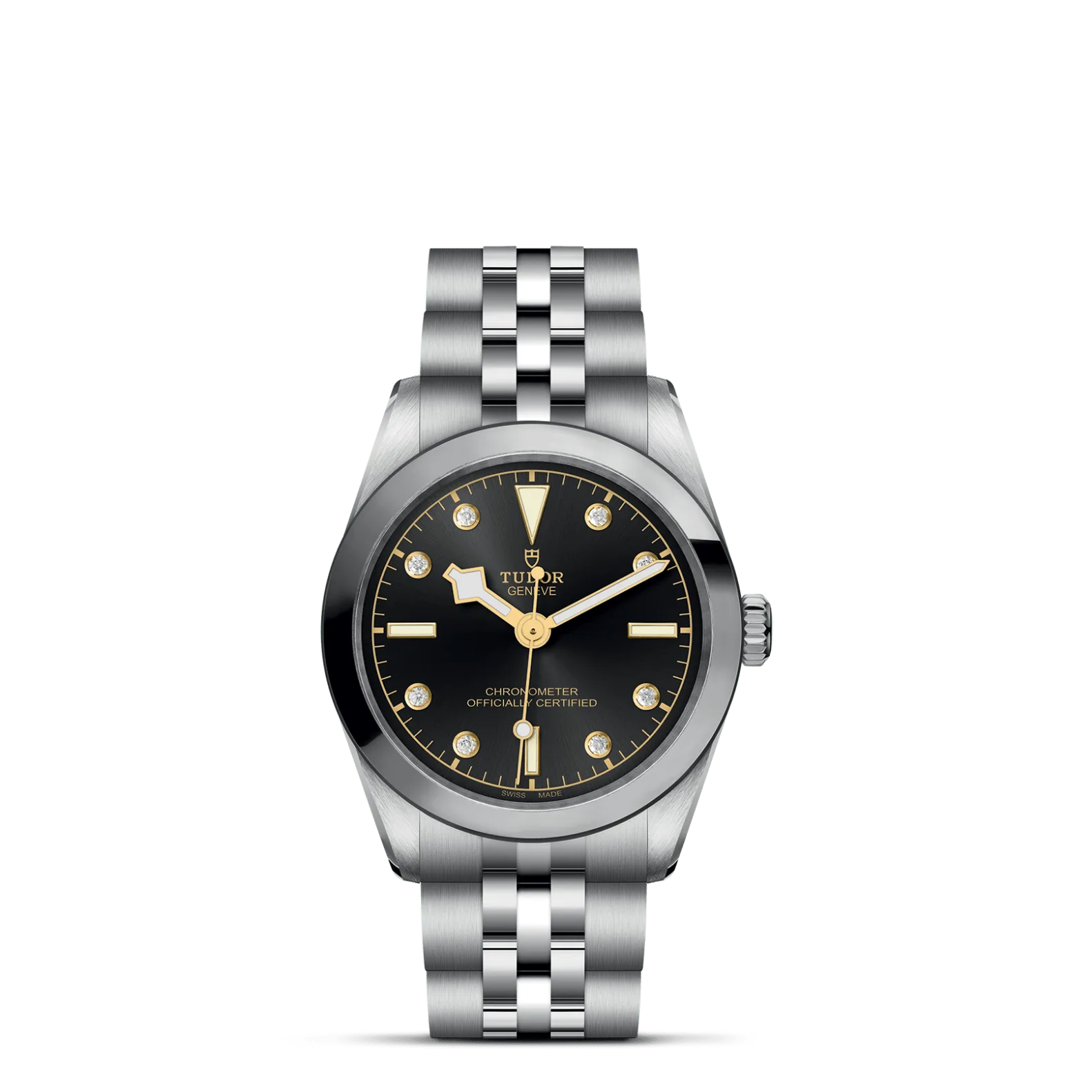 Black Bay One 31, con Dial Anthracite with 8 diamondsy Bisel Stainless steel bezel with polished and satin finish
