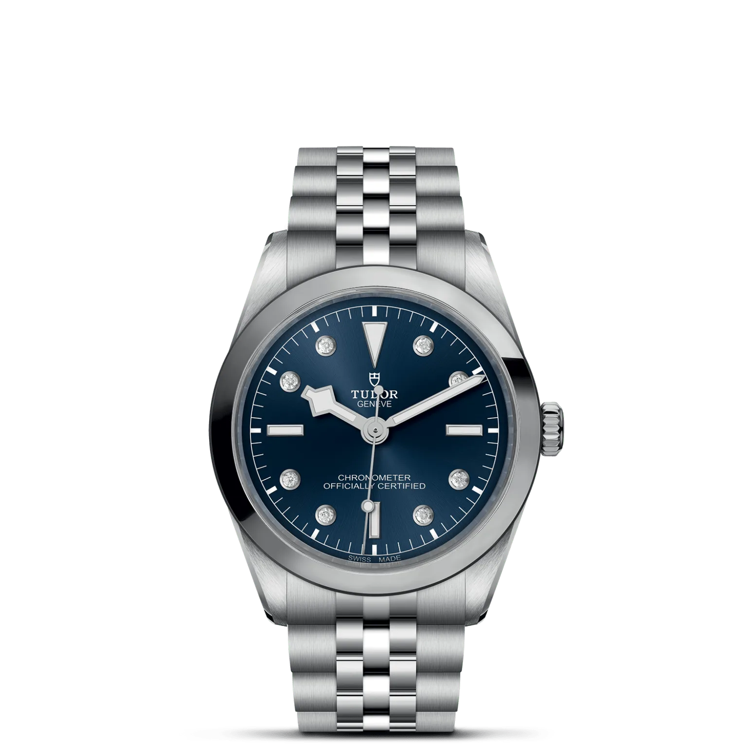 Black Bay One 36, con Dial Blue with 8 diamondsy Bisel Stainless steel bezel with polished and satin finish