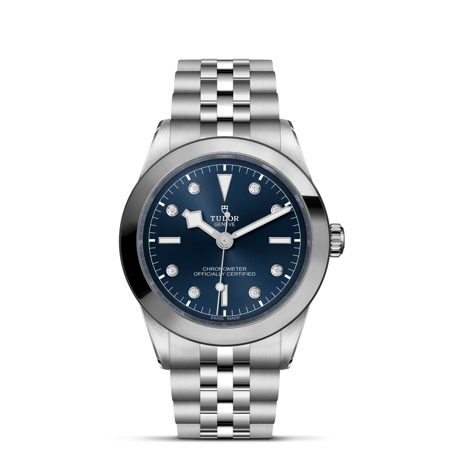 Black Bay One 39, con Dial Blue with 8 diamondsy Bisel Stainless steel bezel with polished and satin finish