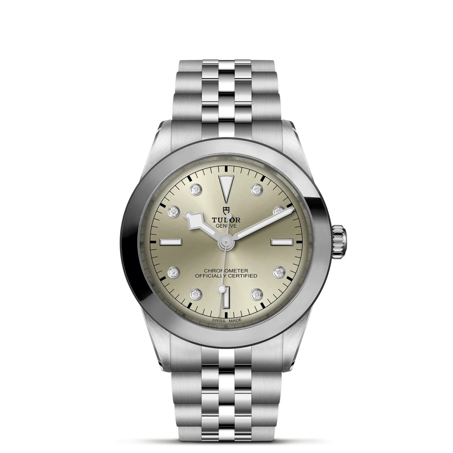 Black Bay One 39, con Dial Light Champagne-colour with 8 diamondsy Bisel Stainless steel bezel with polished and satin finish