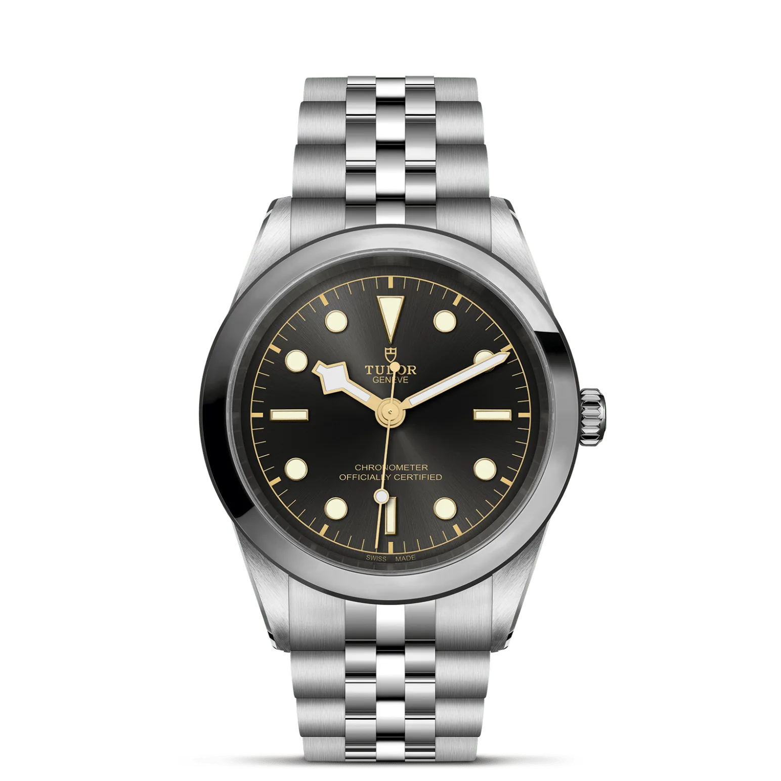 Black Bay One 41, con Dial Anthracitey Bisel Stainless steel bezel with polished and satin finish